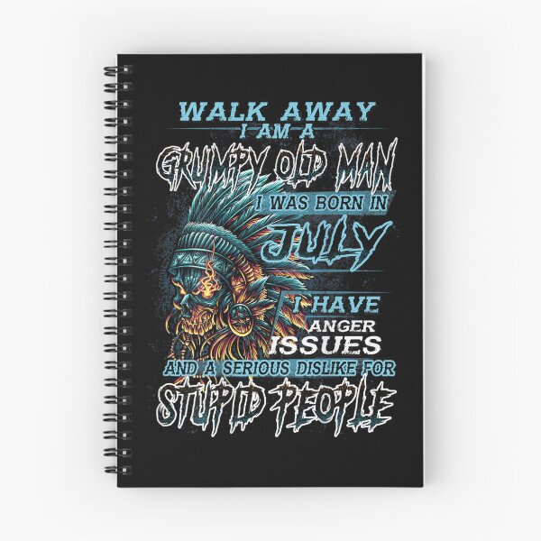 Item preview, Walk Away Im A Grumpy old man I Was born in July designed and sold by TamYork.