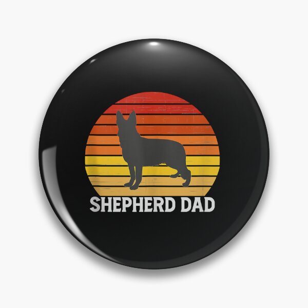 Artikelvorschau, German Shepherd Gifts - Retro Shepherd Dad Shepard Dog Lover entworfen und verkauft von TristanPierre.