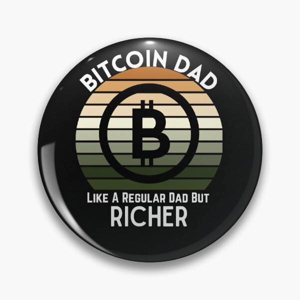 Item preview, Bitcoin Dad Retro Sunset designed and sold by RedSparkle.