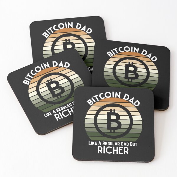 Item preview, Bitcoin Dad Retro Sunset designed and sold by RedSparkle.