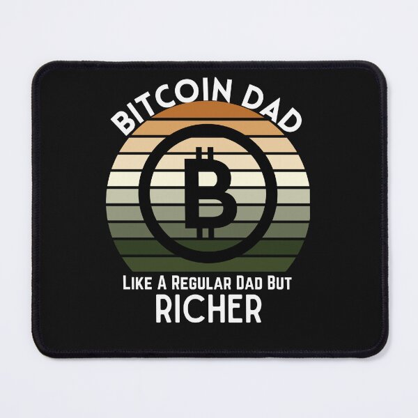 Item preview, Bitcoin Dad Retro Sunset designed and sold by RedSparkle.