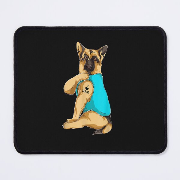 Item preview, German Shepherd I Love Dad Tattoo Apparel, Dog Dad Gifts designed and sold by TristanPierre.