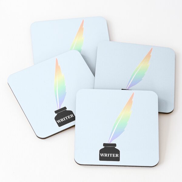 Item preview, Writer Quill and Ink (Rainbow Gradient) designed and sold by MaggieWolff24.