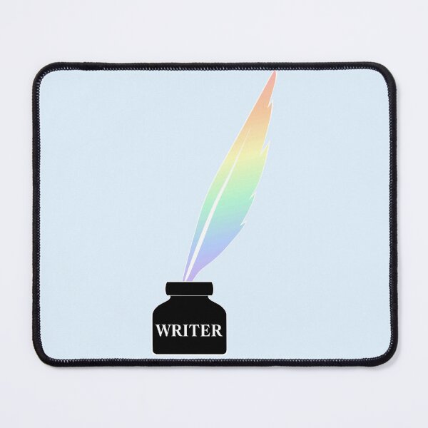 Item preview, Writer Quill and Ink (Rainbow Gradient) designed and sold by MaggieWolff24.