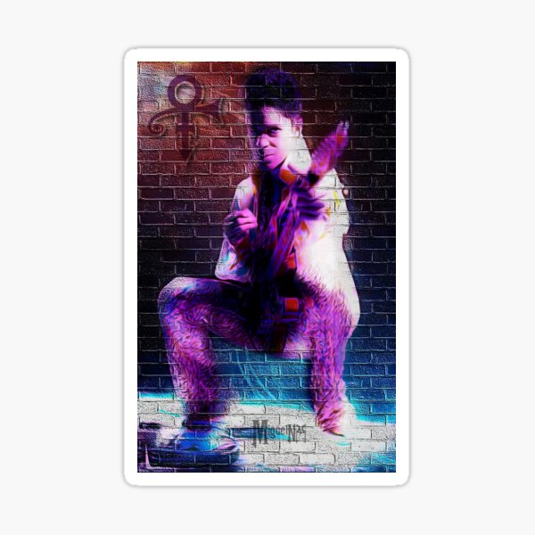 The purple one on wall Sticker