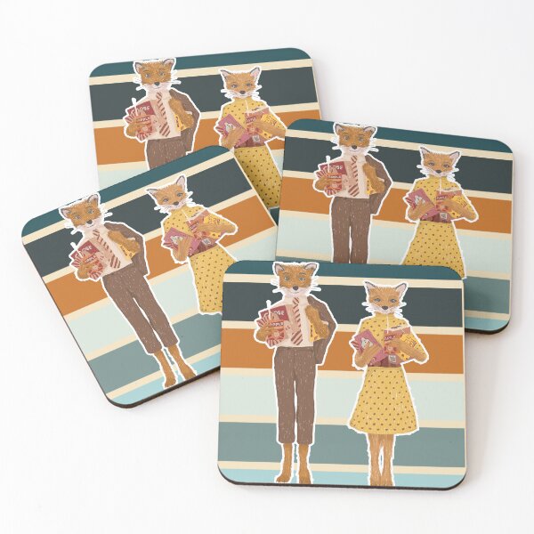 Item preview, Fantastic Mr. fox and Mrs. Fox Funny designed and sold by VINU-DESIGNS.
