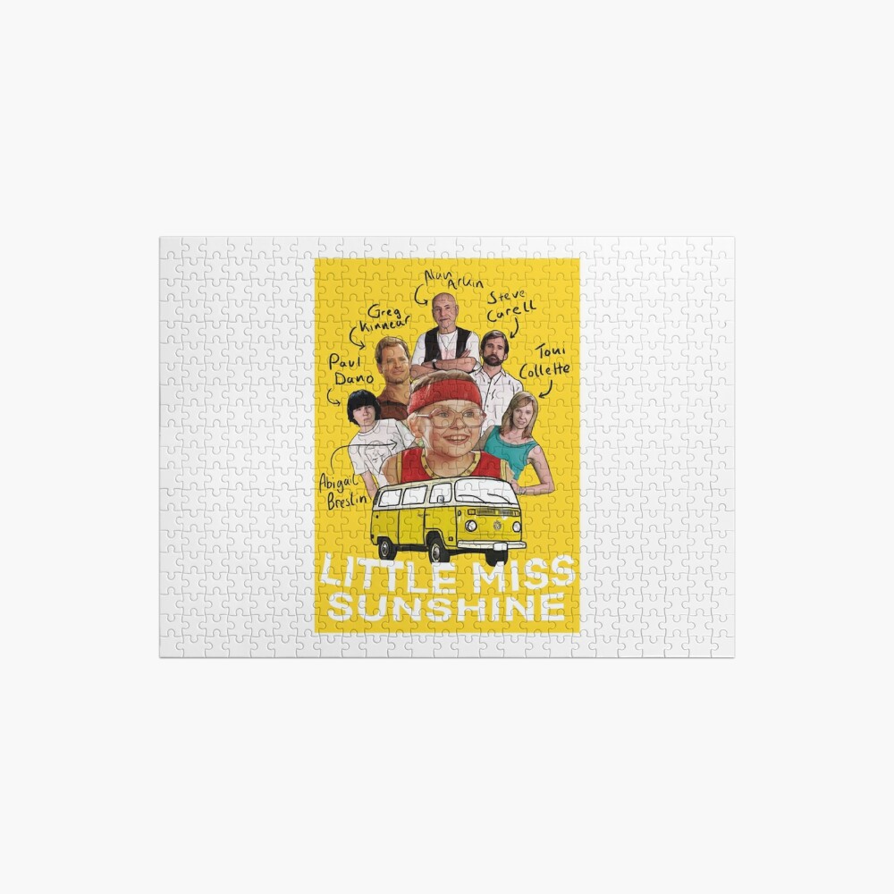 Newest Women Men Little Miss Sunshine Alternative Movie Poster Retro Vintage Jigsaw Puzzle by Gutkowski346 JW-QGZDNY5I