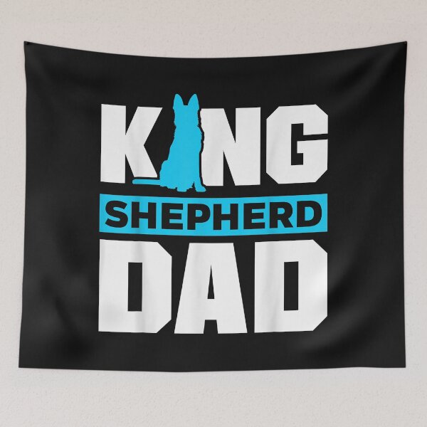Artikelvorschau, German Shepherd King Shepherd Dad Herding Dog Lover entworfen und verkauft von TristanPierre.