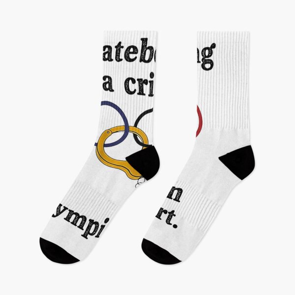 Item preview, Skateboarding is a crime not an o.lympic sport Classic designed and sold by NoraKuiper.