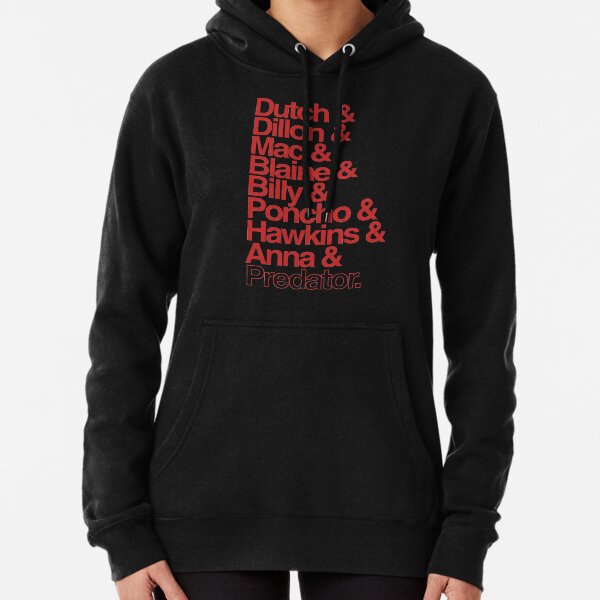 Predator Movie Characters Pullover Hoodie