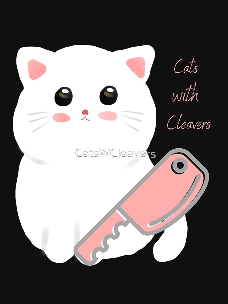 "Cats with Cleavers Logo" Tshirt for Sale by CatsWCleavers Redbubble