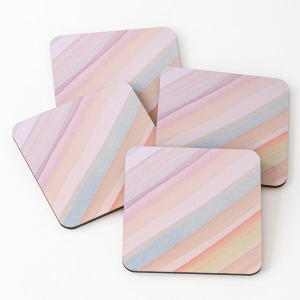 Item preview, Slanting pastel watercolour. designed and sold by Trianglegreen.