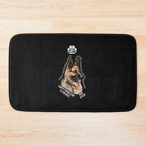 Artikelvorschau, German Shepherd Thank You Happy Father's Day Dog Dad entworfen und verkauft von TristanPierre.