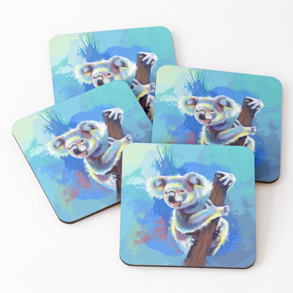 Item preview, Koala Bear  koala illustration, colorful animal Poster designed and sold by lamasuetyniod.