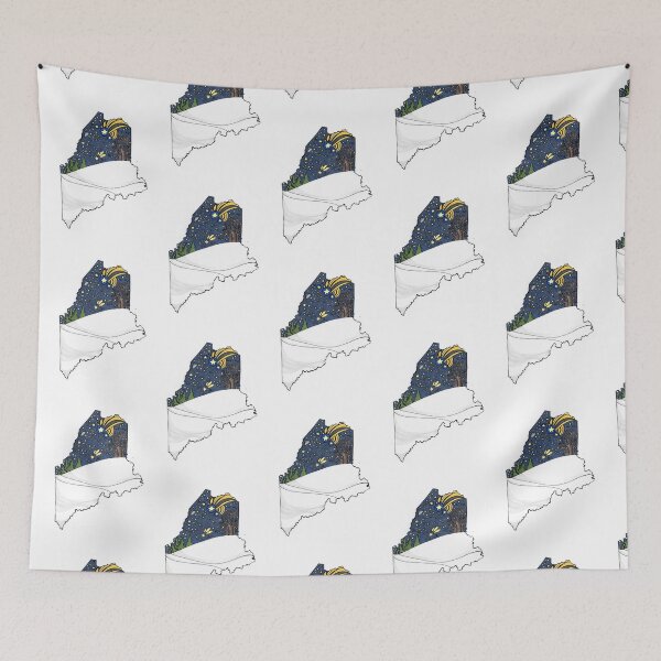 Item preview, Snowy flight to Maine designed and sold by JillelaineArt.