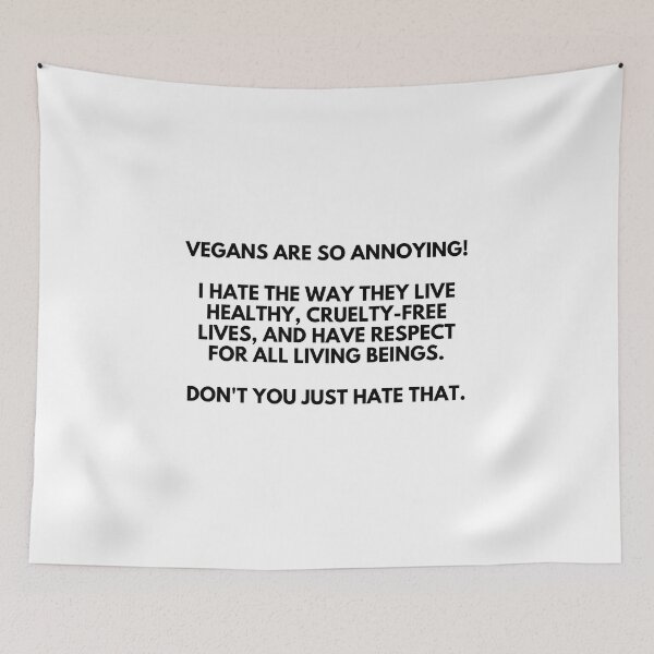 Item preview, Annoying vegans designed and sold by Wenellen.
