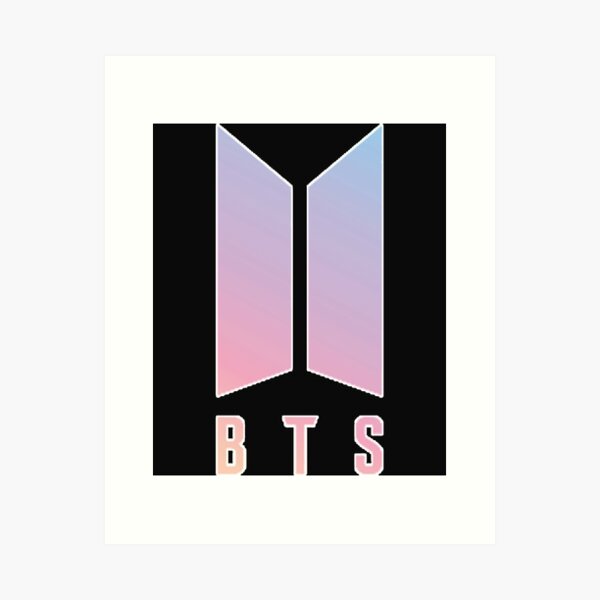 Láminas artísticas: Bts Logo | Redbubble