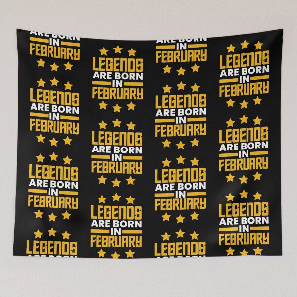 Item preview, Legends Are Born In February, Birthday Gift Idea designed and sold by FNStuff.