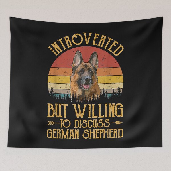 Artikelvorschau, Introverted But Willing To Discuss German Shepherd Introvert entworfen und verkauft von TristanPierre.