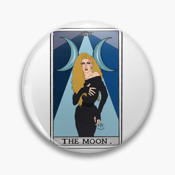 Item preview, Gigi G Tarot Card “The Moon” designed and sold by ferixacuaxart.
