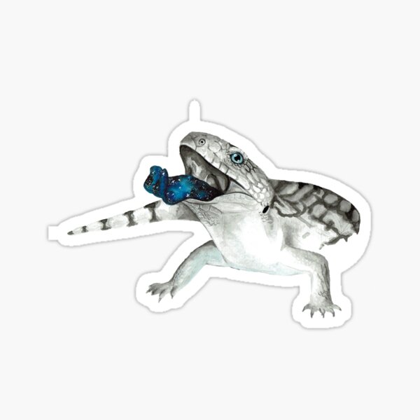 Item preview, Cosmic Blue Tongued Lizard designed and sold by Ashley McDonald.