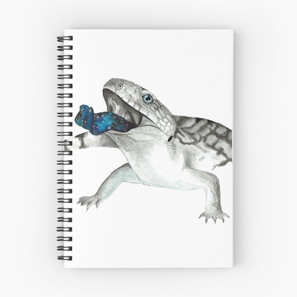 Item preview, Cosmic Blue Tongued Lizard designed and sold by Ashley McDonald.