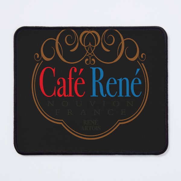 Item preview, Café rené logo allo allo essential t shirt designed and sold by arikdong2593.