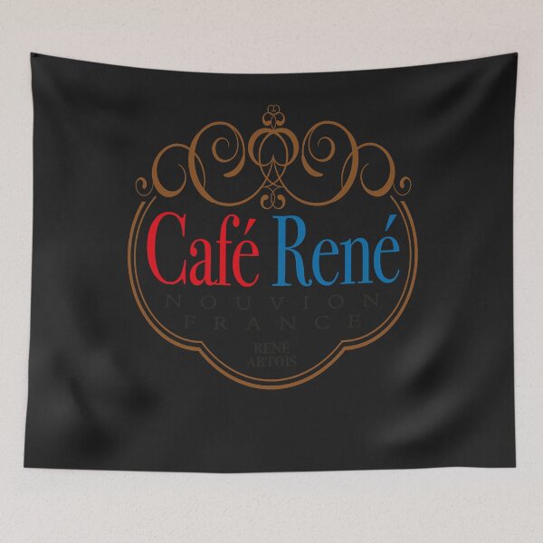 Item preview, Café rené logo allo allo essential t shirt designed and sold by arikdong2593.