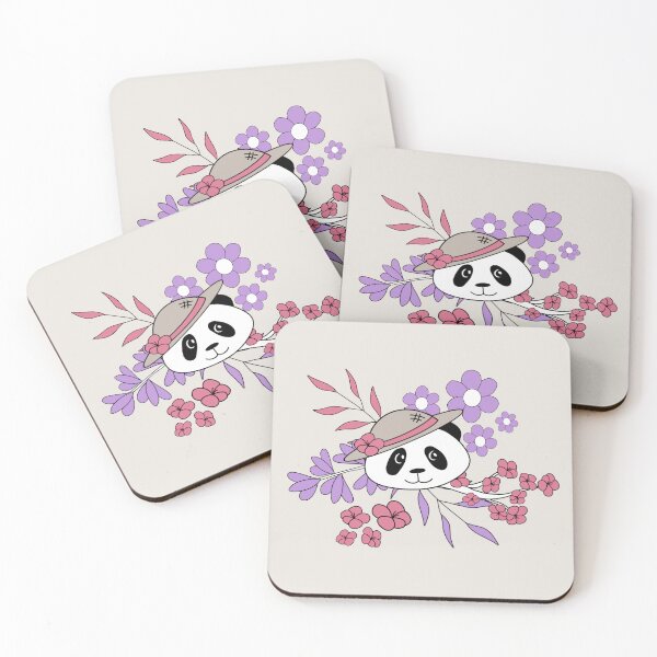 Item preview, Garden Party Pandas - 1000Pandas by Amanda Roos designed and sold by Amanda Roos.