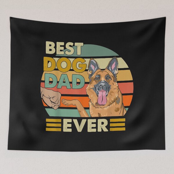 Artikelvorschau, Mens Best Dog Dad Ever German Shepherd Dog entworfen und verkauft von TristanPierre.