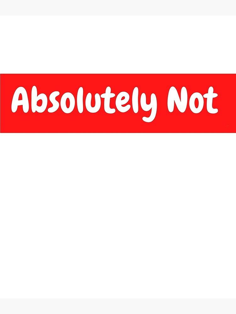 Elyse Meyers "Elyse Meyers Absolutely Not" Poster by Fashionunic7 | Redbubble