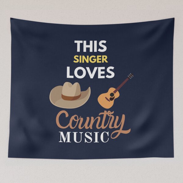 Item preview, This Singer Loves Country Music designed and sold by RohanInce.