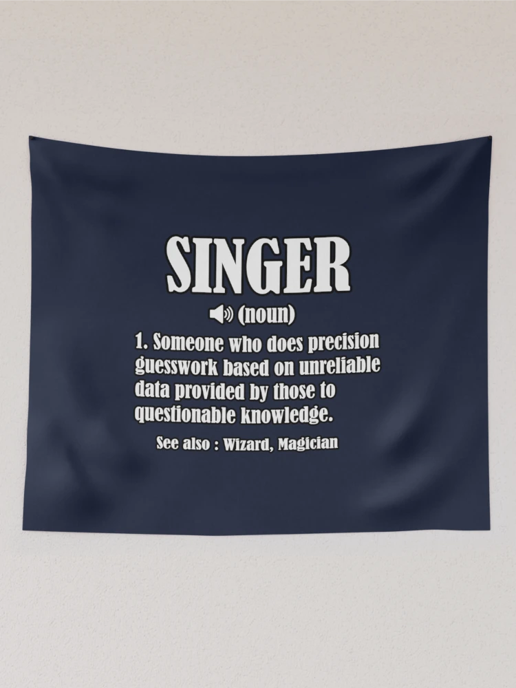 Thumbnail 2 of 3, Tapestry, Singer Definition designed and sold by RohanInce.
