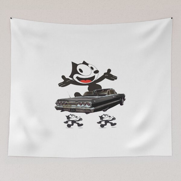 Item preview, 1963 Classic Car with Black Cat designed and sold by Tricky1369.