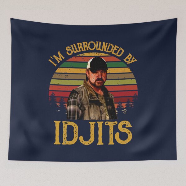 Item preview, Vintage Bobby Singer Im Surrounded By Idjits Robert Steven Singer Supernatural Funny designed and sold by RohanInce.