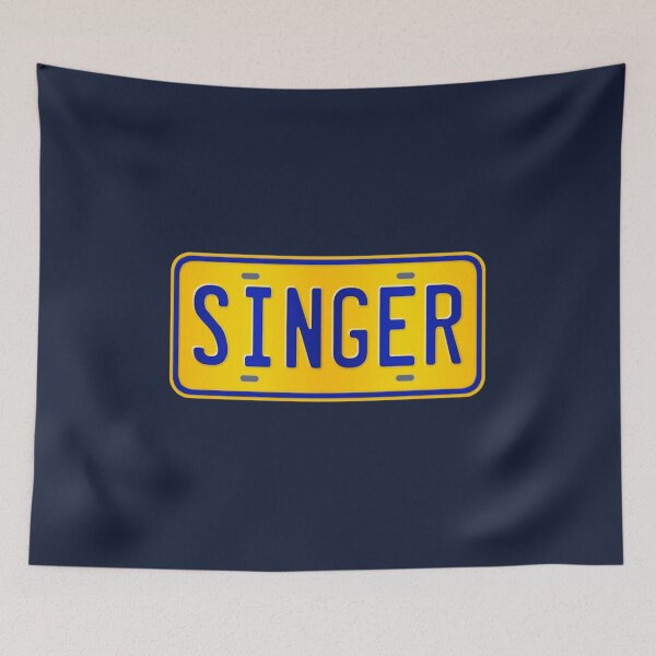 Item preview, Singer Name   Singer Name Custom Number Plate Gift For Family Singer Name designed and sold by RohanInce.