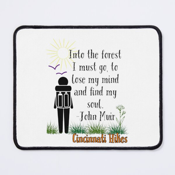 Item preview, Cincinnati Hikes John Muir Classic designed and sold by NoraKuiper.