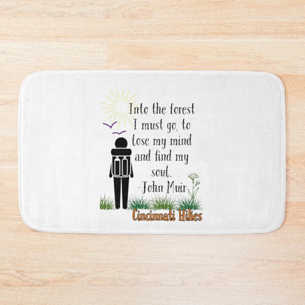 Item preview, Cincinnati Hikes John Muir Classic designed and sold by NoraKuiper.