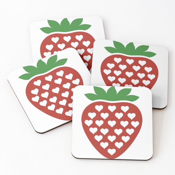Item preview, STRAWBERRY HEARTS SWEET designed and sold by tenfiftytwo.