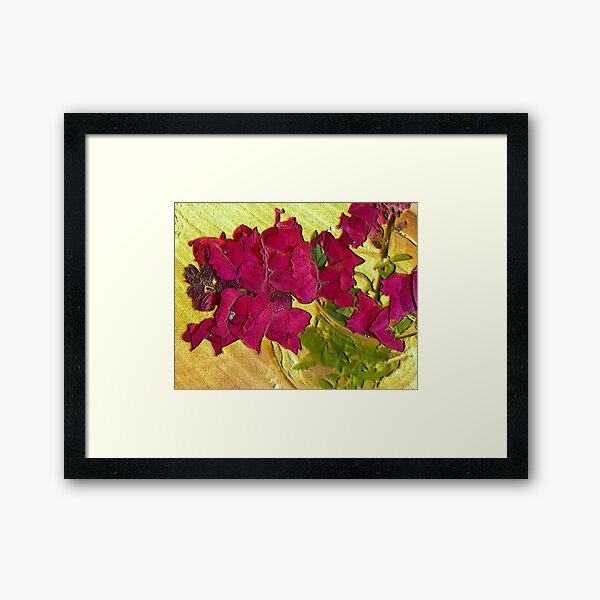 Red Flowers Framed Art Print