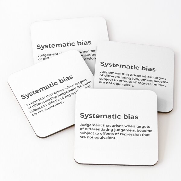 Item preview, Systematic bias black designed and sold by EdimQuotes.