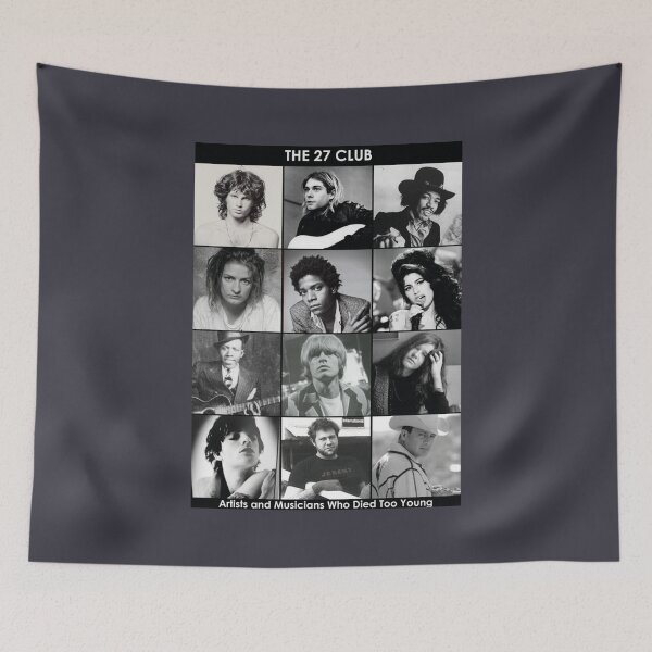Item preview, The 27 club Artists and Musicians Who Died Too Young designed and sold by TuanConRC.