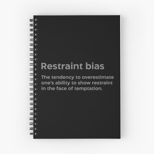 Item preview, Restraint bias grey designed and sold by EdimQuotes.