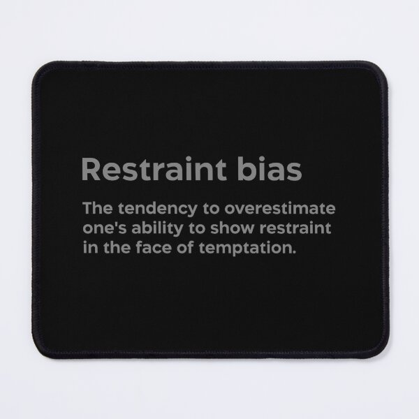 Item preview, Restraint bias grey designed and sold by EdimQuotes.