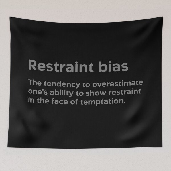 Item preview, Restraint bias grey designed and sold by EdimQuotes.