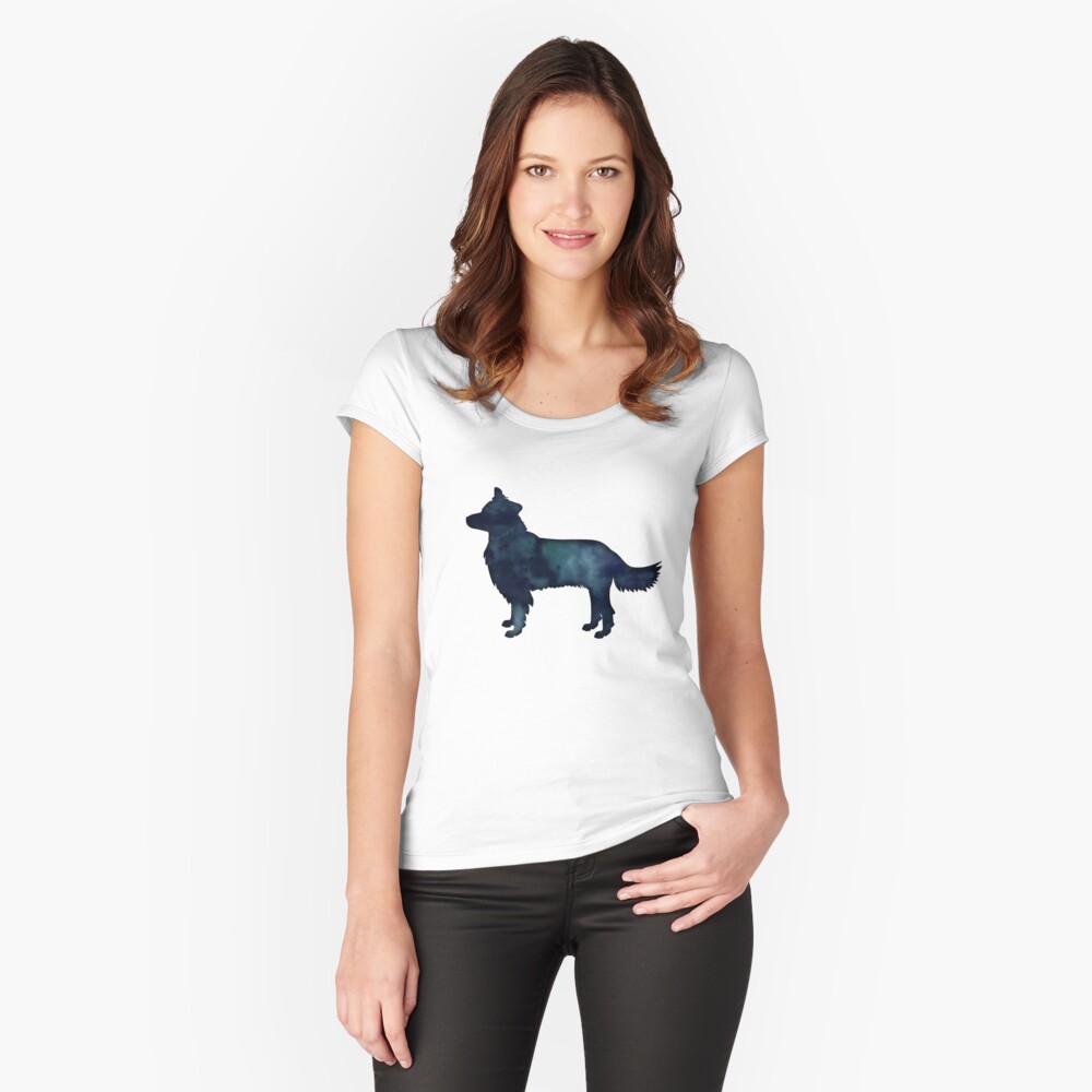 Item preview, Fitted Scoop T-Shirt designed and sold by TriPodDogDesign.