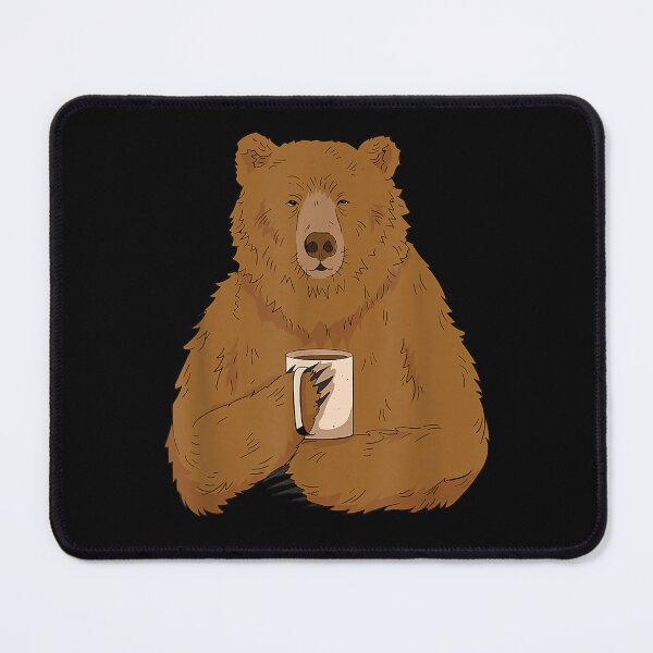 Item preview, Tired Brown Bear drinking a cup of Coffee Bear Lover designed and sold by milkakhou29.