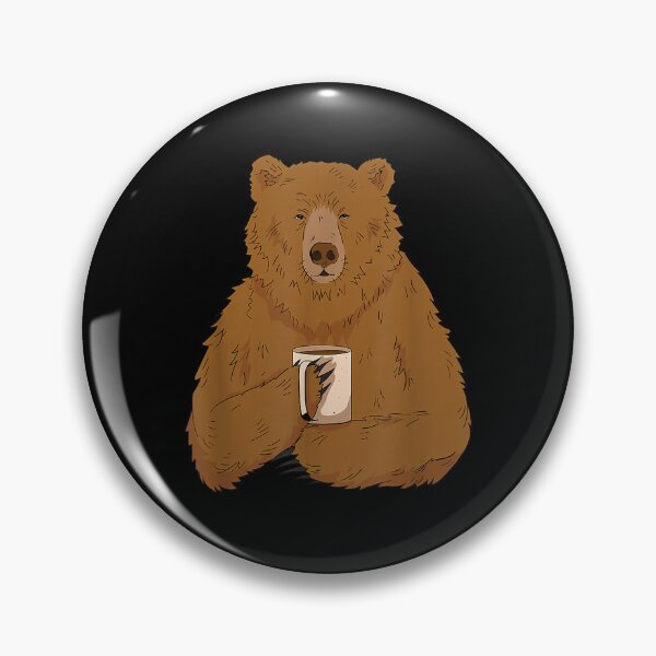 Item preview, Tired Brown Bear drinking a cup of Coffee Bear Lover designed and sold by milkakhou29.