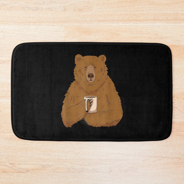 Item preview, Tired Brown Bear drinking a cup of Coffee Bear Lover designed and sold by milkakhou29.