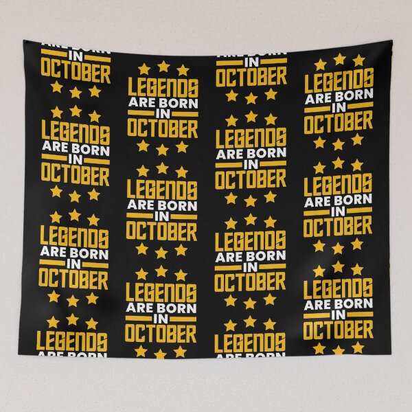 Item preview, Legends Are Born In October, Birthday Gift Idea designed and sold by FNStuff.